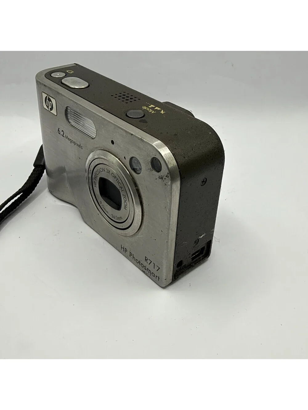 HP Photosmart R717 6.2MP Digital Camera Bundle Dock Case SD Card Charger‎ Tested
